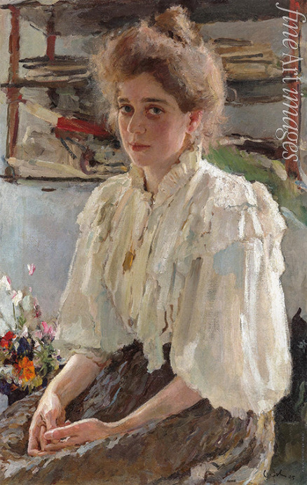 Serov Valentin Alexandrovich - Portrait of Maria Yakovlevna Lvova (1864-1955), née Simonovich