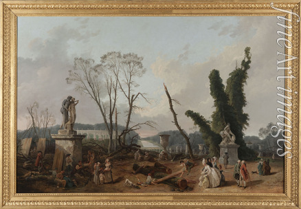 Robert Hubert - View of the Tapis Vert at Versailles