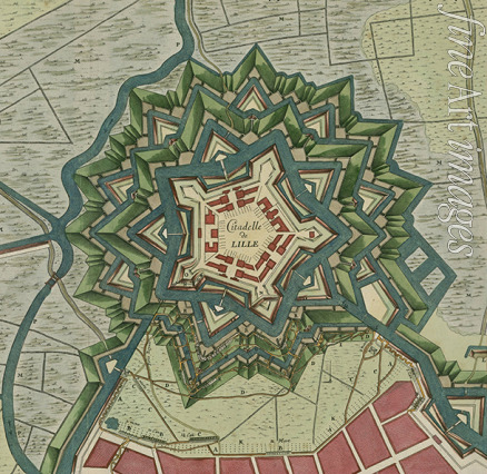 Fricx Eugène-Henri - Plan of the Citadel of Lille