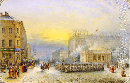 Sadownikow Wassili Semjonowitsch - St. Petersburg. Anitschkow-Palast. Ostertag, den 11. April 1848