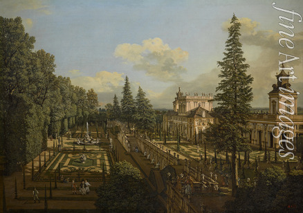 Bellotto Bernardo - Wilanow-Palast von Nordosten aus gesehen