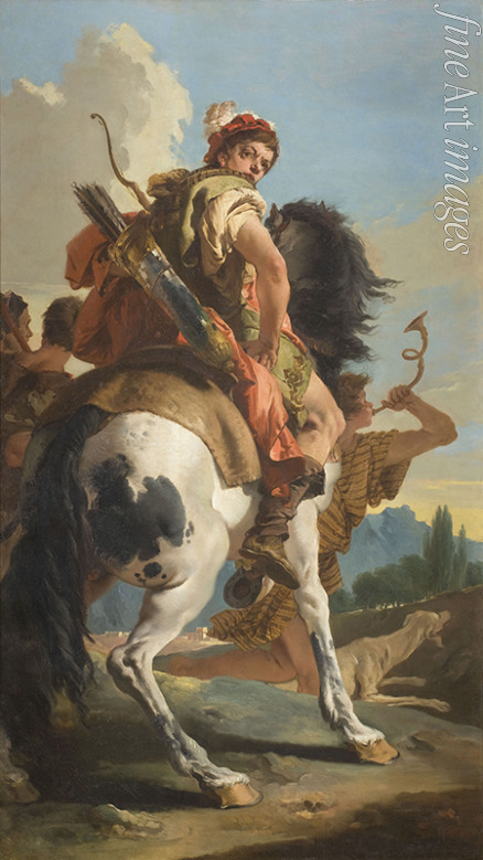 Tiepolo Giambattista - Jäger zu Pferd