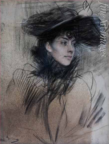 Boldini Giovanni - Portrait of a Young Woman
