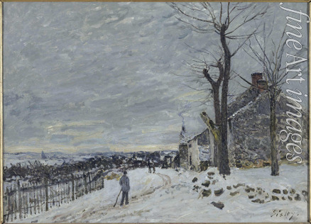 Sisley Alfred - Schnee in Veneux-Nadon