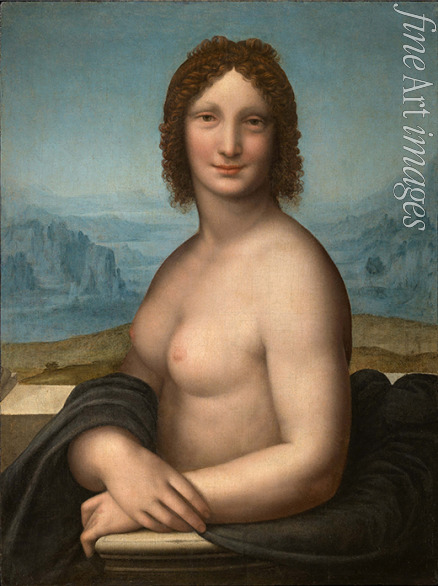 Caprotti (Salaì) Gian Giacomo - Bildnis einer Frau mit entblößtem Oberkörper (Monna Vanna)