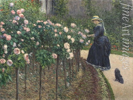 Caillebotte Gustave - Rosen, Garten von Petit Gennevilliers