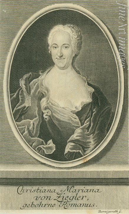 Bernigeroth Martin - Christiana Mariana von Ziegler (1695-1760)