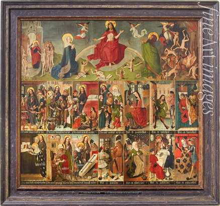 Master of Antwerp - Last Judgment, the Seven Works of Mercy, and the Seven Deadly Sins