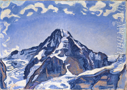 Hodler Ferdinand - The Mönch with clouds