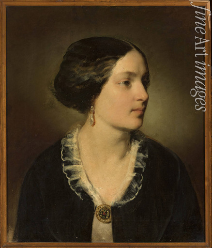 Amerling Friedrich Ritter von - Porträt von Gräfin Katarzyna Potocka (1825-1907), geb. Branicka