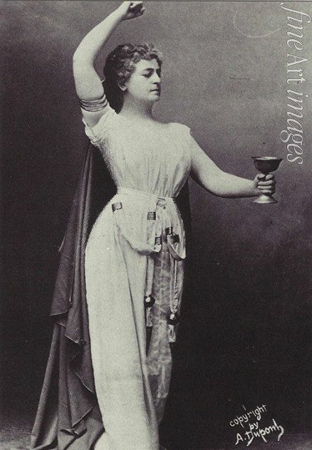 Anonymous - Opera singer Lilli Lehmann (1848-1929) as Isolde in Opera Tristan and Isolde by Richard Wagner