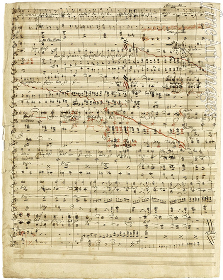 Wagner Richard - Autograph manuscript of Das Liebesmahl der Apostel