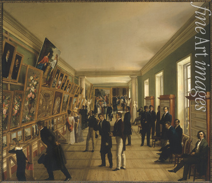 Kasprzycki Wincenty - View of the University Exhibition of Fine Arts in Warsaw, 1828