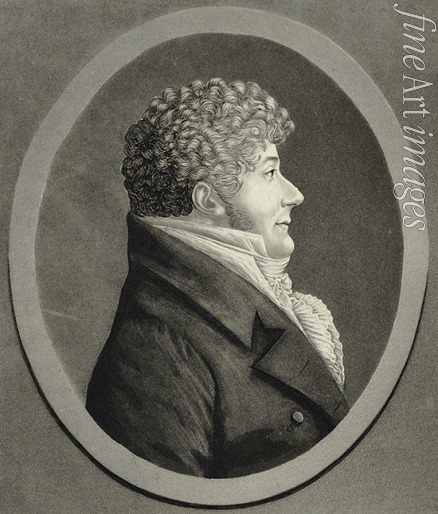 Quenedey Edmé - Portrait of the Composer Ferdinando Paer (1771-1839)