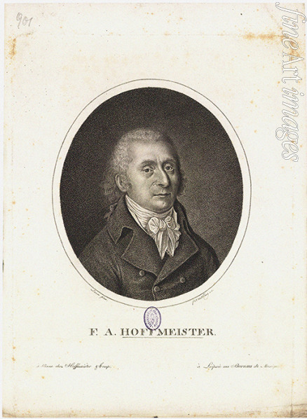 Lauer Nikolaus - Portrait of Franz Anton Hoffmeister (1754-1812)