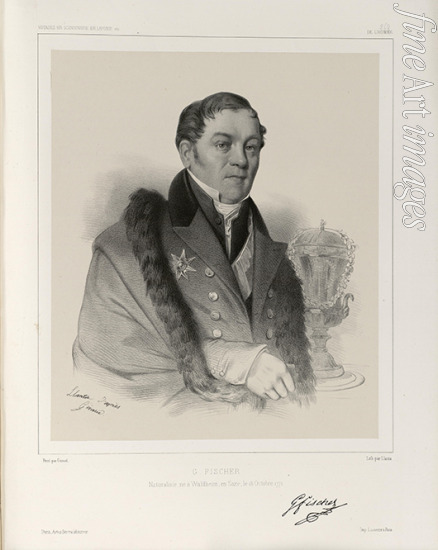 Llanta Jacques François Gaudérique - Porträt von Johann Gotthelf Fischer von Waldheim (1771-1853)
