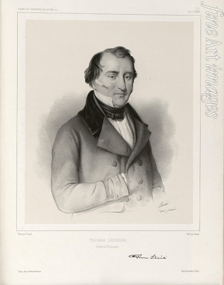 Llanta Jacques François Gaudérique - Porträt von General Tomasz Lubienski (1784-1870)