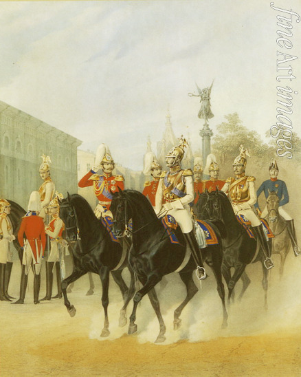 Piratsky Karl Karlovich - Emperor Nicholas I and Grand Duke Alexander in St. Petersburg