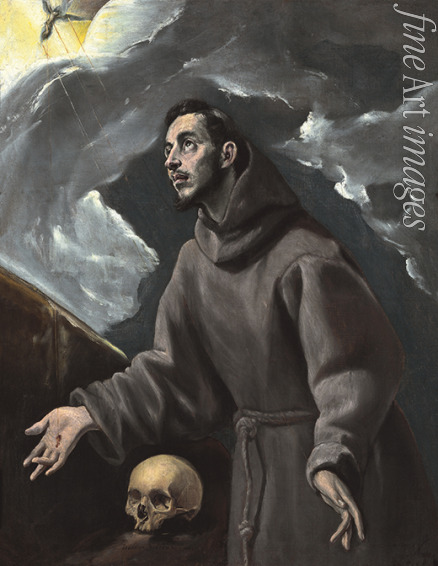 El Greco Dominico - Saint Francis receiving the Stigmata