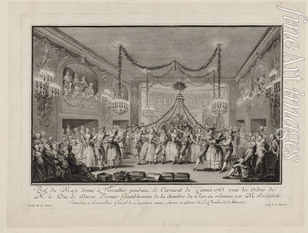 Martinet François Nicolas - Maiball in Versailles während des Karnevals 1763