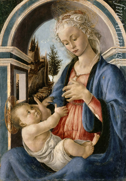 Botticelli Sandro - Madonna mit dem Kinde
