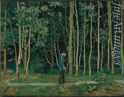 Hodler Ferdinand - Walking at the forest edge