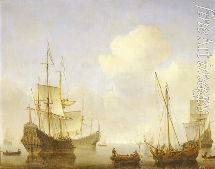 Velde Willem van de the Younger - The Dutch Squadron at the West African Coast