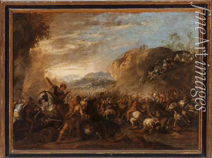 Gargiulo Domenico - Die Schlacht der Israeliten mit den Amalekitern