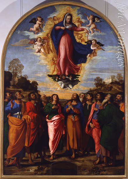 Palma il Vecchio Jacopo the Elder - The Assumption of the Blessed Virgin Mary