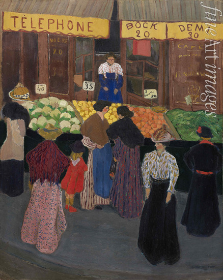 Vallotton Felix Edouard - At the market