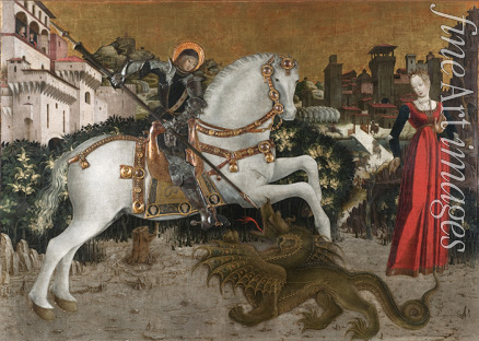 Unbekannter Künstler - Das Drachenwunder des heiligen Georg