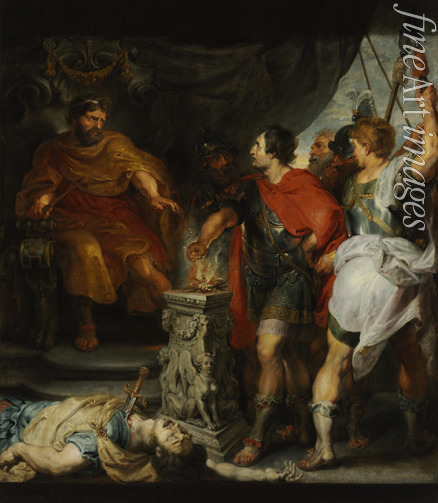 Rubens Pieter Paul - Mucius Scaevola before Porsenna