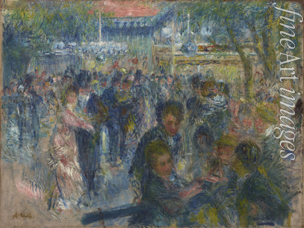 Renoir Pierre Auguste - Der Tanz im Moulin de la Gallette (Entwurf)
