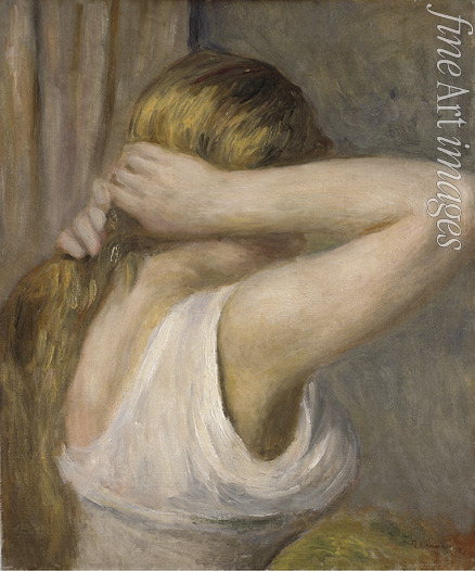 Renoir Pierre Auguste - Junge Frau mit erhobenen Armen