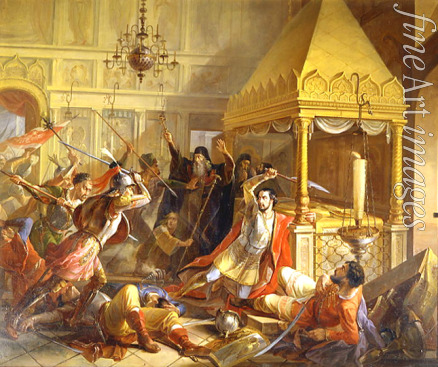 Demidow Wassili Kusmitsch - Heldentat des Fürsten Michail Wolkonski wärend der polnischen Belagerung 1610