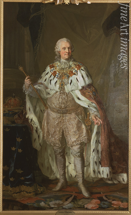 Pasch Lorenz der Jüngere - Porträt von König Adolf Friedrich von Schweden (1710-1771)