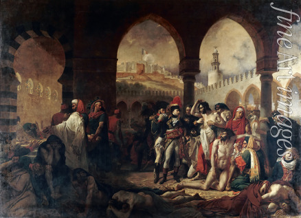 Gros Antoine Jean Baron - Bonaparte Visiting the Plague Victims of Jaffa