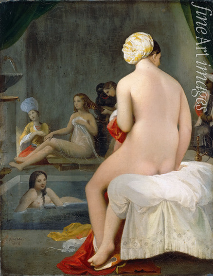 Ingres Jean Auguste Dominique - Small Bather, or The Interior of the Harem