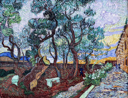Gogh Vincent van - Der Garten des Hospitals von Saint-Rémy