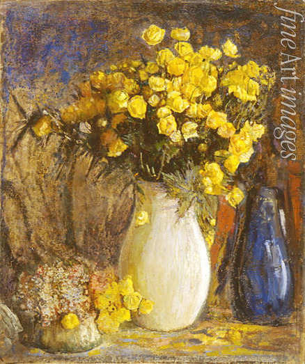 Petrovichev Pyotr Ivanovich - Water lilies in a white jug