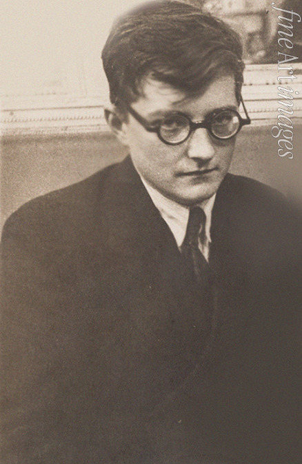 Anonymous - Portrait of the composer Dmitri Shostakovich (1906-1975)