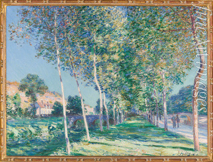 Sisley Alfred - The Lane of Poplars at Moret-sur-Loing