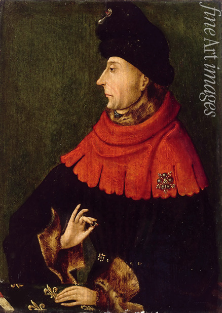 Eyck Jan van (School) - Portrait of John the Fearless, Duke of Burgundy (1371-1419)