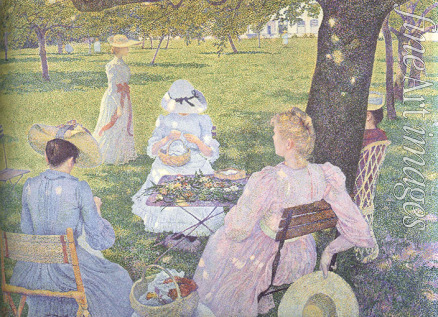 Rysselberghe Théo van - In July - before noon or The orchard