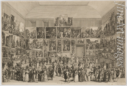 Martini Pietro Antonio - Salon du Louvre 1787