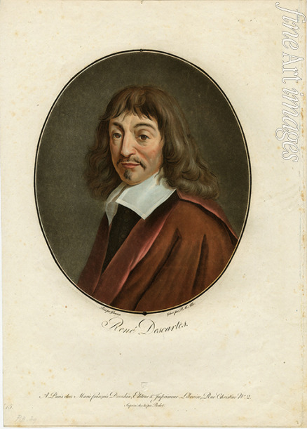 Alix Pierre-Michel - Portrait of the philosopher René Descartes (1596-1650)