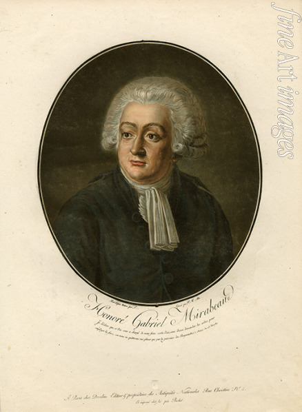 Alix Pierre-Michel - Portrait of Honoré Gabriel Riqueti, comte de Mirabeau (1749-1791)