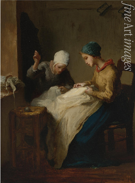 Millet Jean-François - The Young Seamstresses