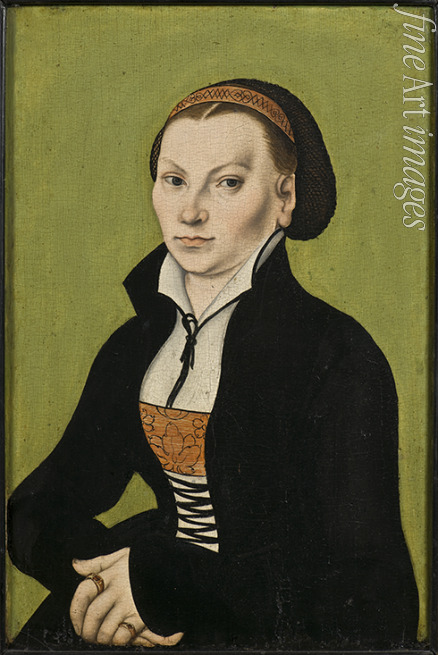 Cranach Lucas der Ältere - Porträt von Katharina Luther, geb. Katharina von Bora (1499-1552)
