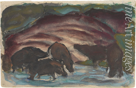 Marc Franz - Wild Boars in the Water